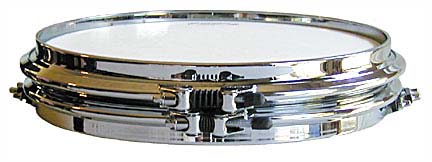 Picture and sound sample of an Arbiter snare drum - 2 x 14 chrome
