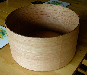 Tom Featherstone's ply drum - shell taken from mold