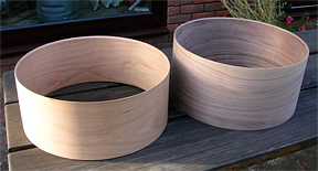 Tom Featherstone's ply drum - completed shells