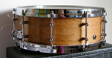 Tom Featherstone's ply drum - finished drum