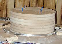 pdgood's clamping method for stave drum glue up