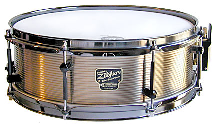 Picture and sound sample of a Noble & Cooley Zildjian snare drum
	- 5 x 14 alloy