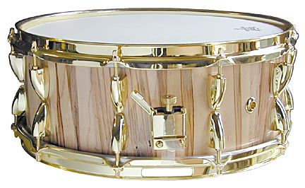 The completed stave drum.