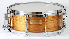 Canarywood drum by Carolina Drumworks