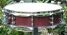 Purpleheart drum by Koko